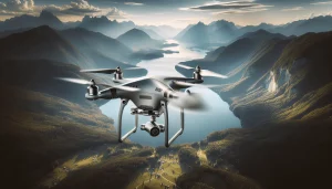 Aerial photography by drone