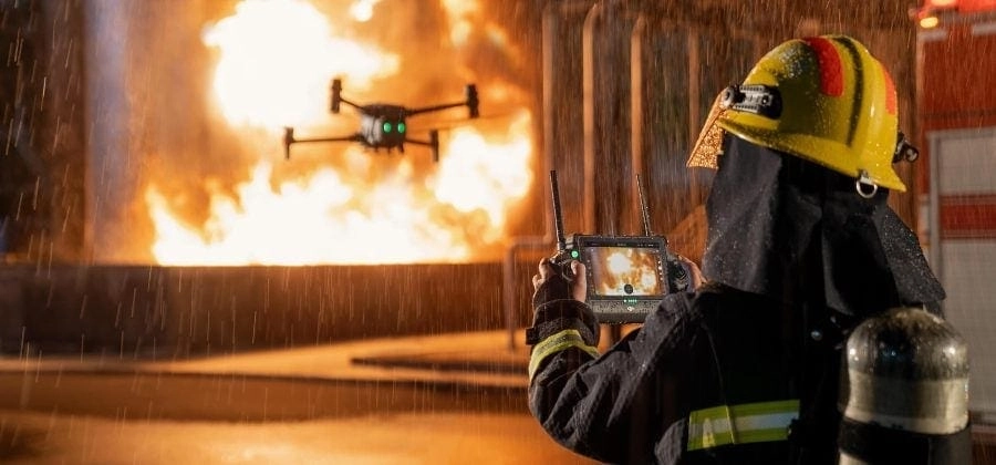 img. Applications of Drones in Firefighting1