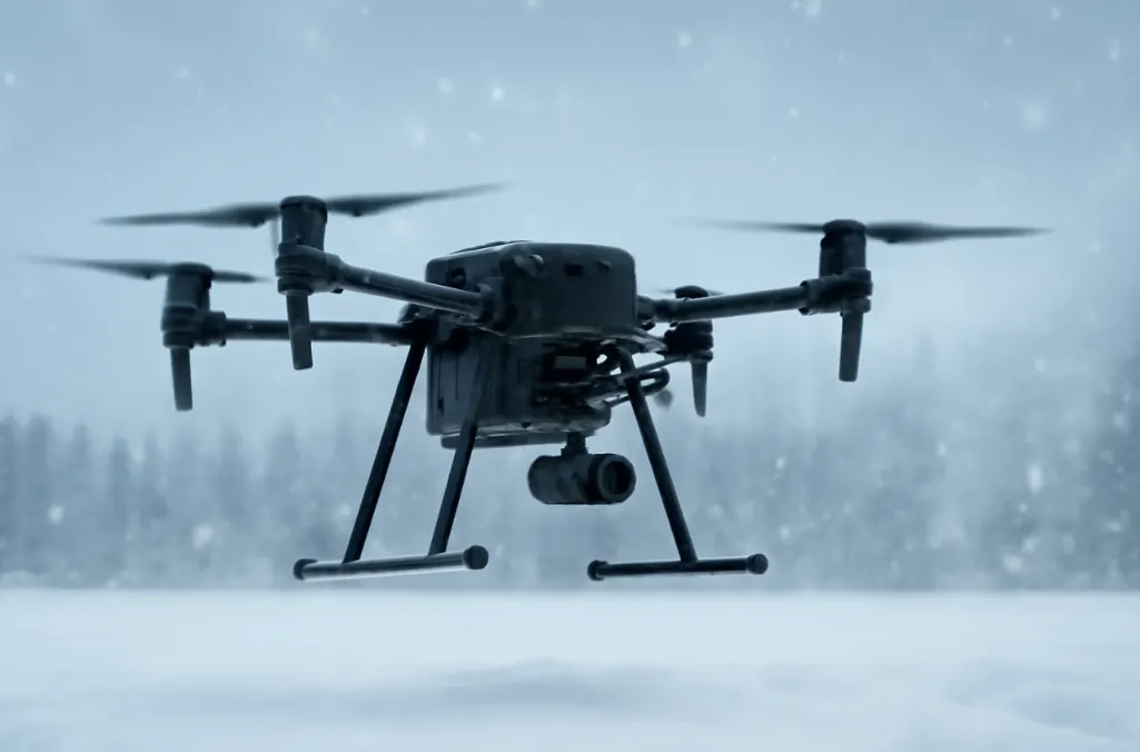 industrial drone battery winter1