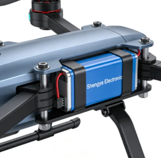 Drone with Shengya Electronic high-energy density battery.