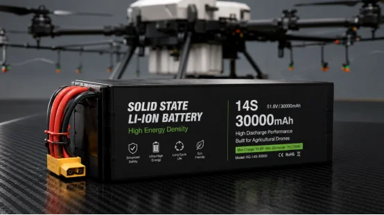 14S 30000mAh solid state battery for agricultural spraying drone